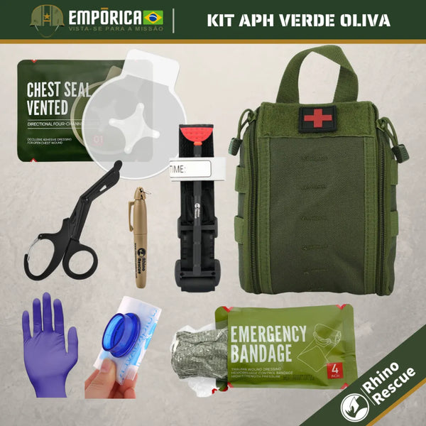 KIT TRAUMA VERDE OLIVA - EPC02