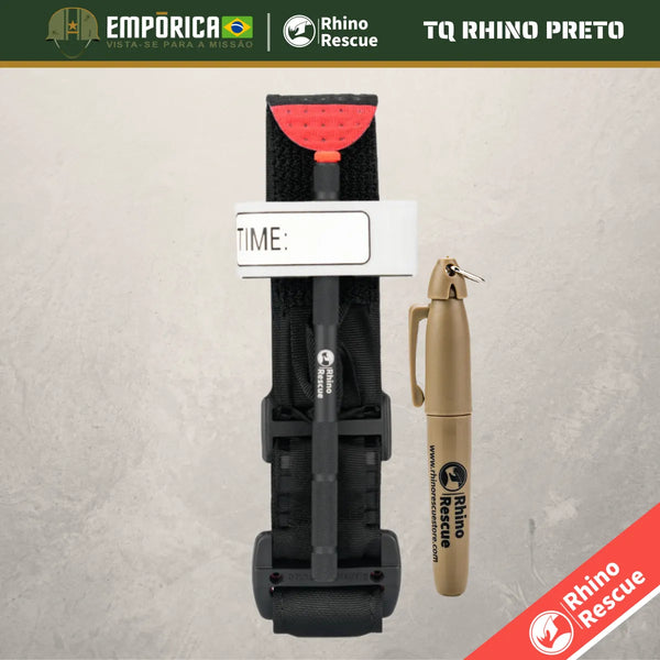 TORNIQUETE RHINO RESCUE + BRINDE (PRETO)