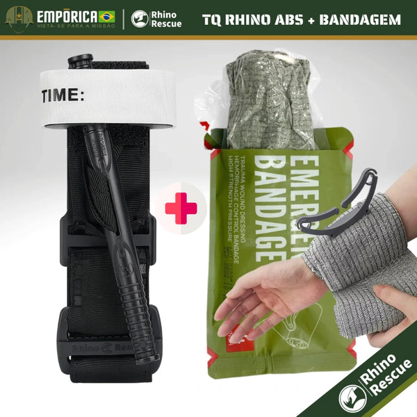 TORNIQUETE RHINO POLÍMERO + BANDAGEM