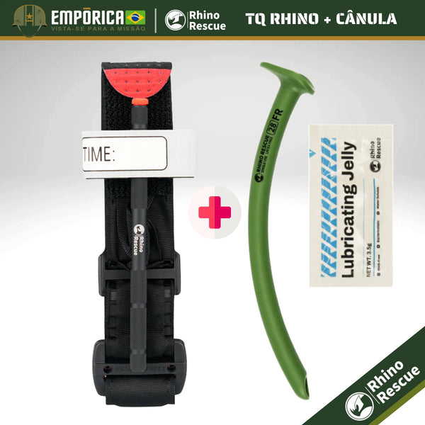 TORNIQUETE RHINO RESCUE + CÂNULA
