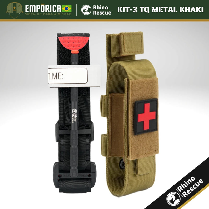 KIT-3 TQ RHINO RESCUE - METAL KHAKI