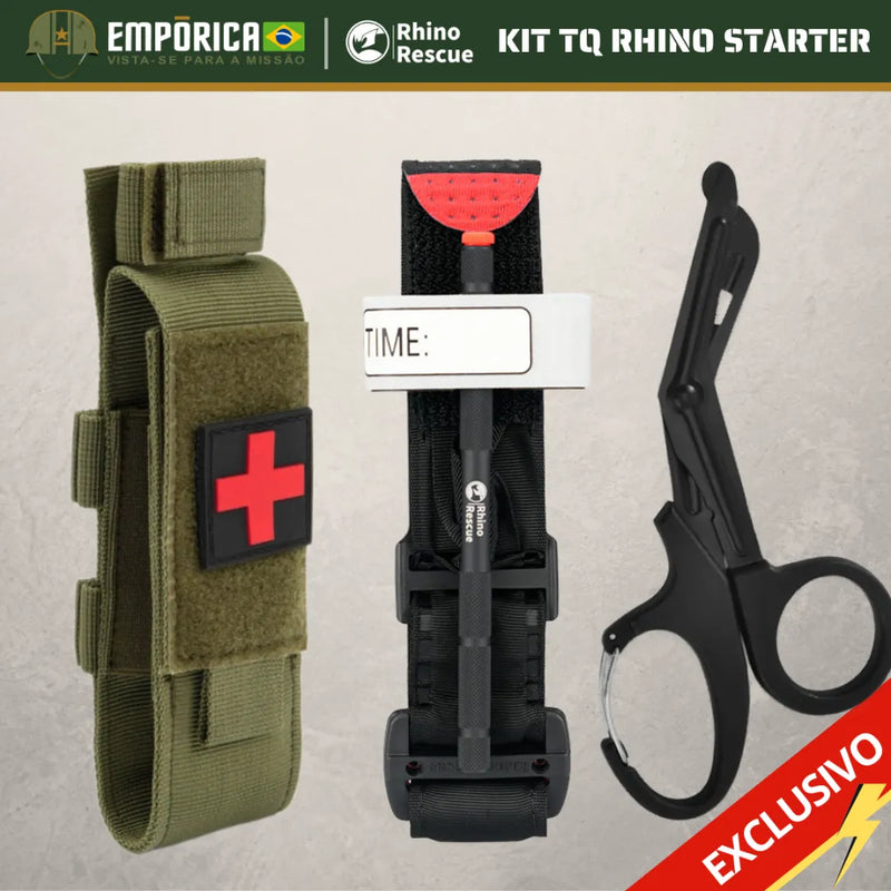 KIT TORNIQUETE RHINO RESCUE STARTER (3 PEÇAS)