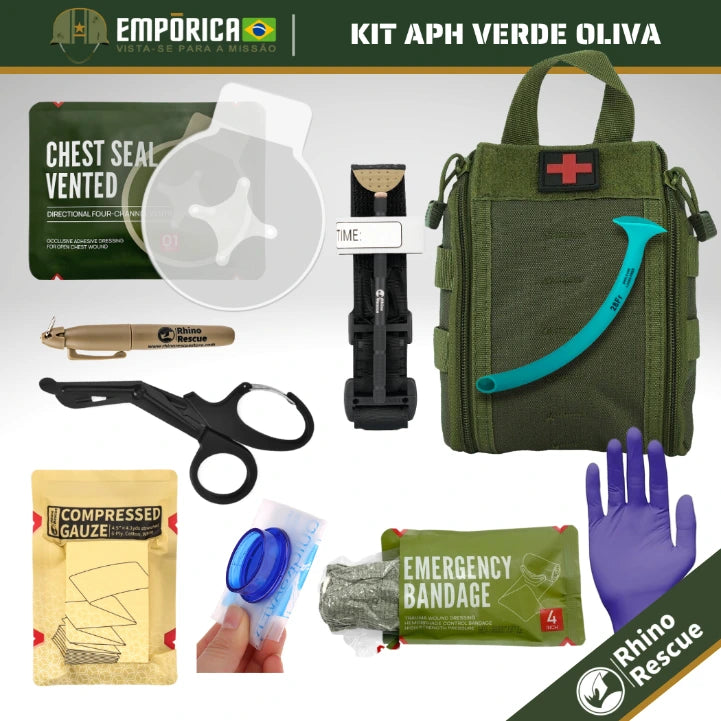 KIT TRAUMA VERDE OLIVA - EPC02