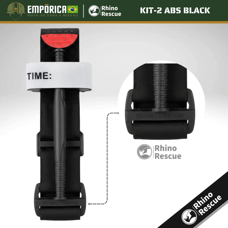 KIT-2 TQ RHINO RESCUE - ABS BLACK