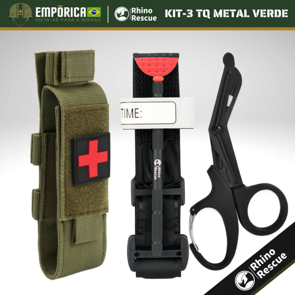 KIT-3 TQ RHINO RESCUE - METAL VERDE