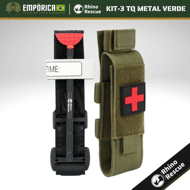 KIT-3 TQ RHINO RESCUE - METAL VERDE
