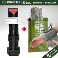 TORNIQUETE RHINO RESCUE + BANDAGEM ISRAELENSE