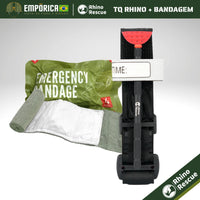 TORNIQUETE RHINO RESCUE + BANDAGEM ISRAELENSE