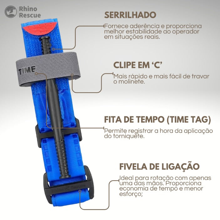 TORNIQUETE RHINO RESCUE (TREINO AZUL)